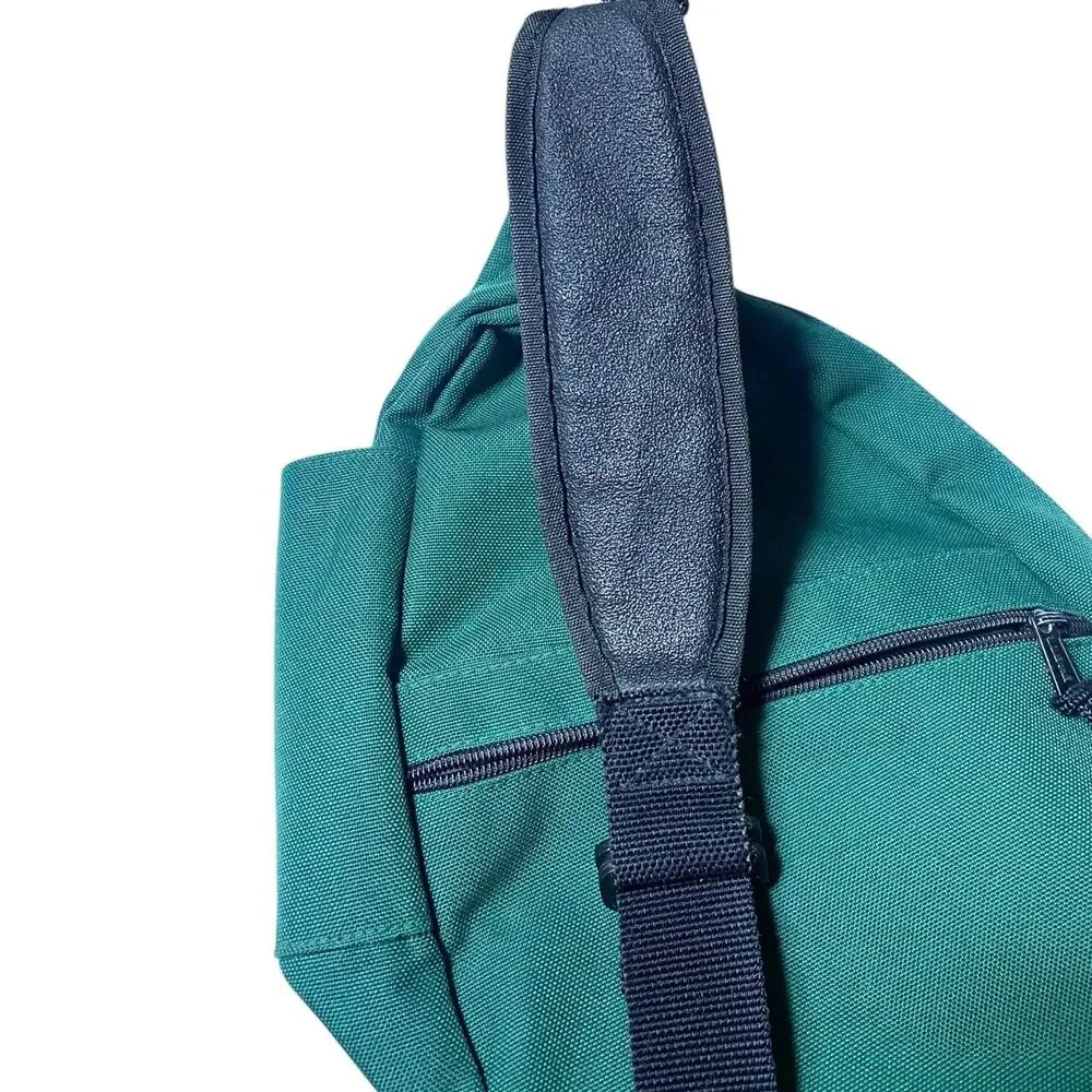 Vintage 90s LL Bean Ameribag Green Crossbody Sling Bag Backpack Green Teardrop